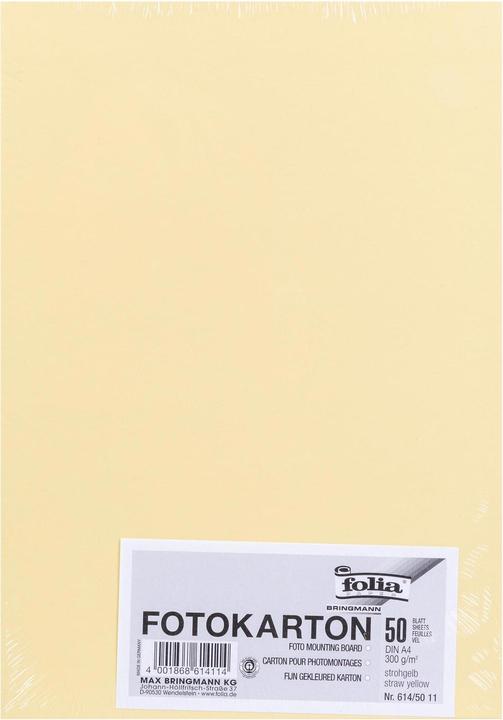 Actual product image Folia Photo cardboard colored format A4 (300 g/m², 1 x)