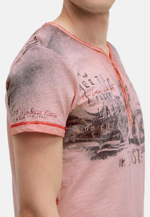 Produktbild Camp David T-Shirt Riding The World I Henley-Kurzarmshirt (XL)