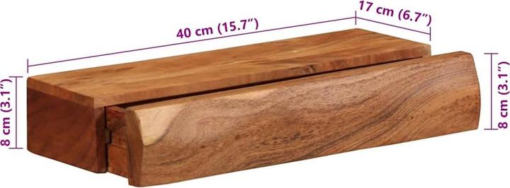 Actual product image vidaXL Wall shelf