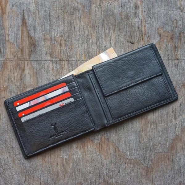 Actual product image Jack kinsky Wallet RFID protection leather 12 cm