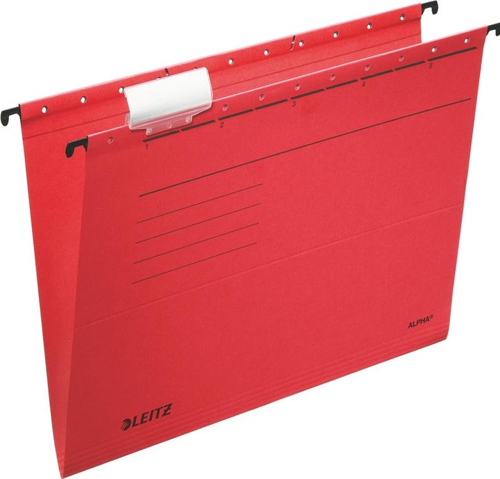 Produktbild Leitz ALPHA Hängemappe, A4, seitlich offen, rot (A4, 1 x)