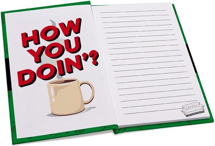 Actual product image ABYstyle Friends GiftSet Bicchiere/Badge/Notebook Central Perk