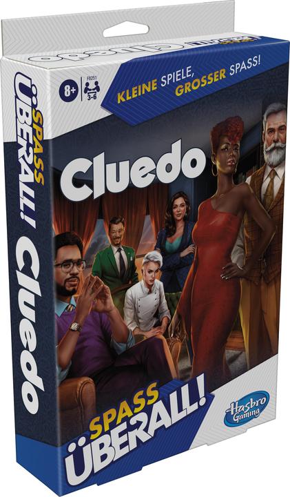 Actual product image Hasbro Gaming Cluedo Compact, portable game for 3-6 players, travelling game for children, fun anywhere (German, 3 - 6 Players)