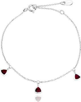 Image du produit Beneto Exclusif - Elégant bracelet en argent avec garnettes GRAAGB5/20