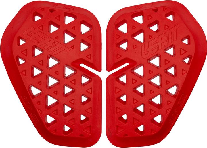 Produktbild Leatt Hüftprotektor-Einsätze 3Df Level 2 Paar Rot (One Size)
