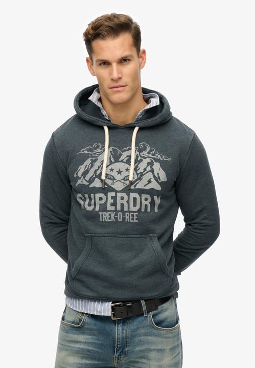 Immagine prodotto Superdry Lo-Fi Outdoor locker geschnittenes, einfarbiges Hoodie (XL)