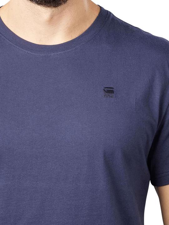 Image du produit G-Star Crew Neck Base T-Shirt Slim Fit Sartho Blue (XXL)