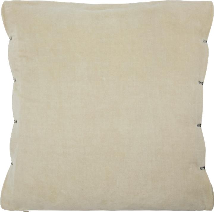 House Doctor Cushion cover, HDVelvet, Sand (50 x 50 cm)