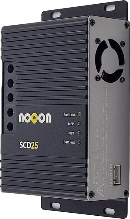 Actual product image Noqon SCD25 MPPT Solar-Laderegler Dual 12V 350Wp 50V 25A