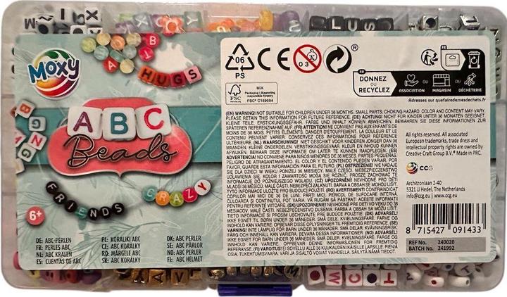 Immagine prodotto Grafix Perline di lettere in scatola, 15 disegni