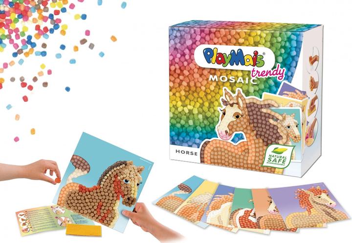 Produktbild PlayMais Trendy Mosaic Horses (3.000 Stück)