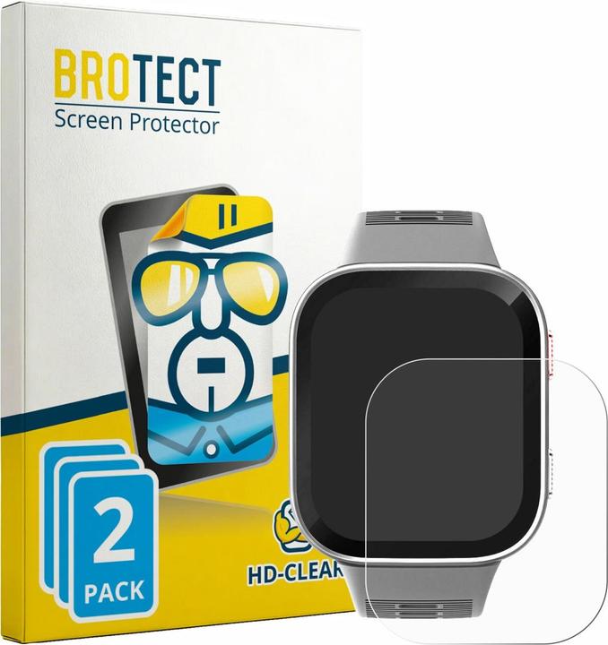 Produktbild BROTECT Schutzfolie für Amazfit Bip Max Displayschutz Displayschutzfolie Folie Klar Transparent