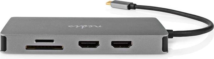 Actual product image Nedis USB Multi-Port Adapter | USB 3.2 Gen 1 | USB-C™ Plug | Micro SD / RJ45 Jack / SD / USB-C™ (USB-C, 7 ports)