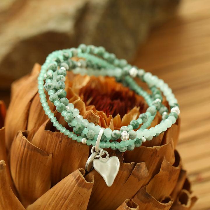 Actual product image Andreani Bracelet with real natural jade (8 cm)