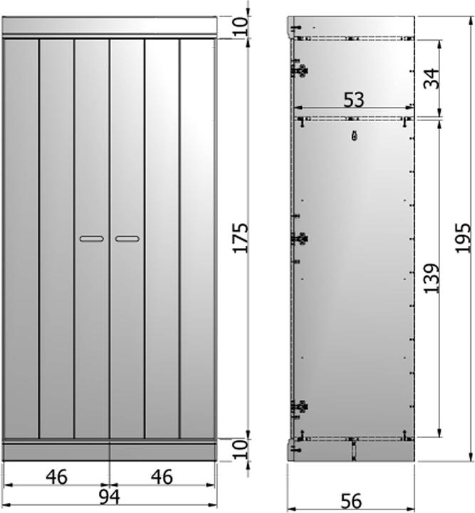 Image du produit Woood Connect (94 x 53 x 195 cm)