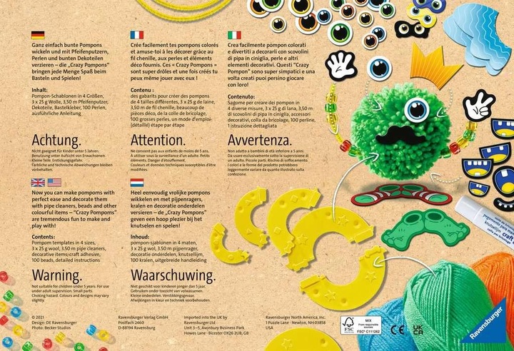 Produktbild Ravensburger Crazy Pompons