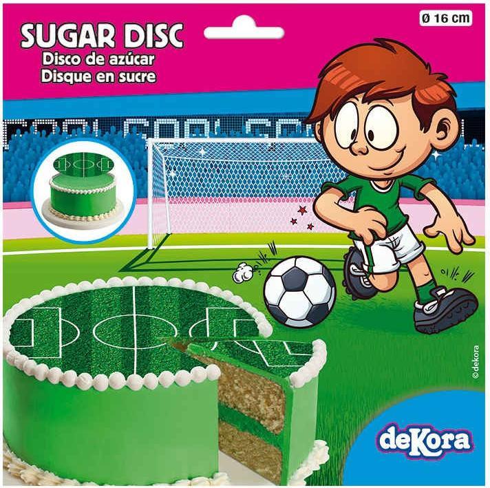 Immagine prodotto Dekora Disco comestibile - Calcio (16 cm)