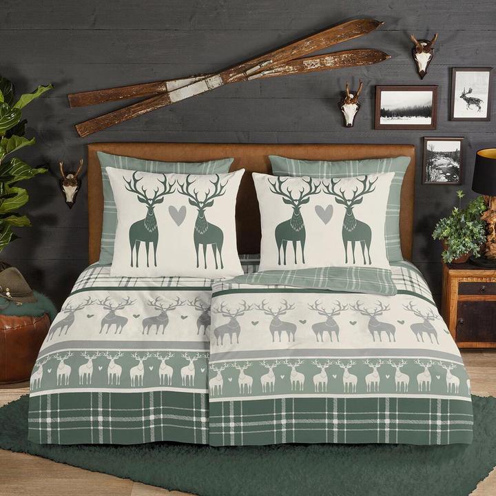 Immagine prodotto Traumschlaf Cervo (Set di biancheria da letto, 135x200 cm + 80x80 cm)