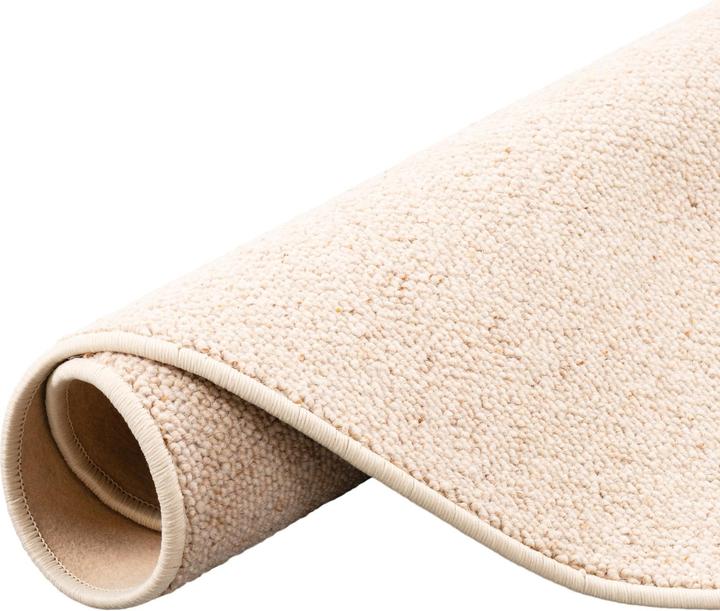 Actual product image Berber Nature Carpet Wool Round (100 x 100 cm)