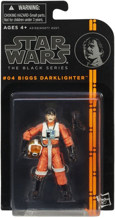 Actual product image Hasbro Star Wars Biggs Darklighter #04 Black Series Action Figure 2013