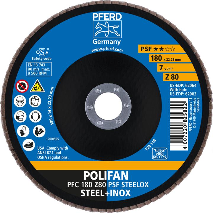 Image du produit Pferd Disque de ponçage pour détecteur DE feu DE CHEVAL (80)