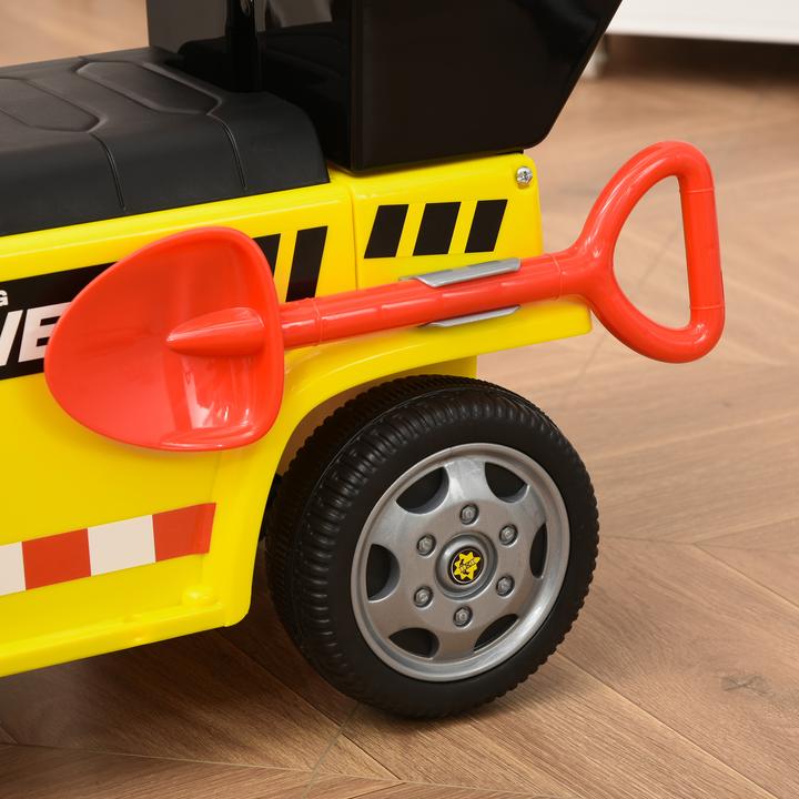 Actual product image Homcom Kids' ride-on car with music, headlights and alarm sounds
