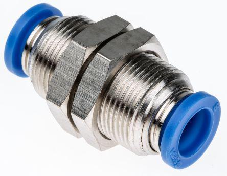Produktbild RS PRO Bulkhead Adaptor, 8 mm (Rohrverschraubung)