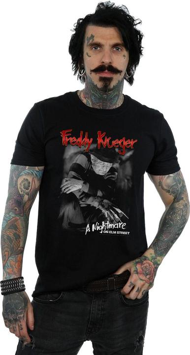 Produktbild Absolute Cult Freddy Black And White Photo TShirt (L)