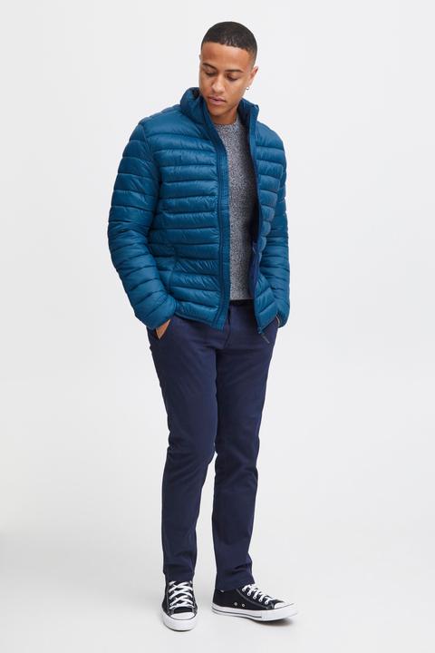 Actual product image Blend Nils Men's Quilted Jacket Puffer Jacket Padded Jacket With High Neck (L)