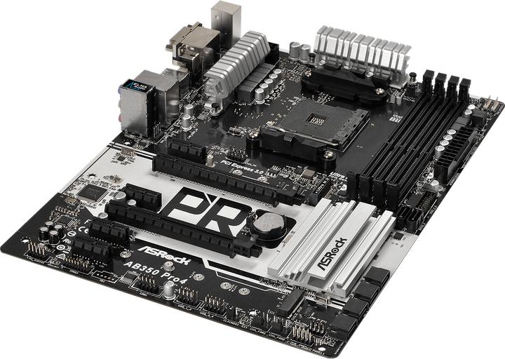 Produktbild AsRock AB350 Pro4 (AM4, AMD B350, ATX)