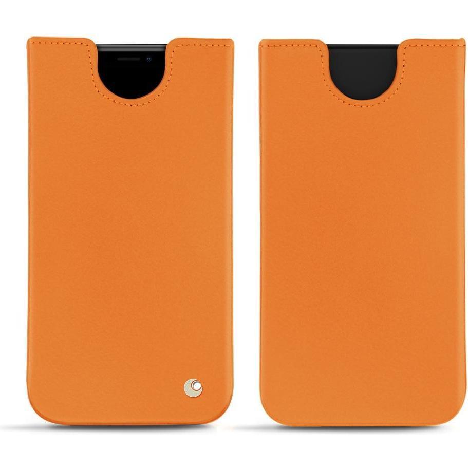 Thumbnail - Noreve Lederschutzhülle (Apple iPhone XR), Smartphone Hülle, Orange