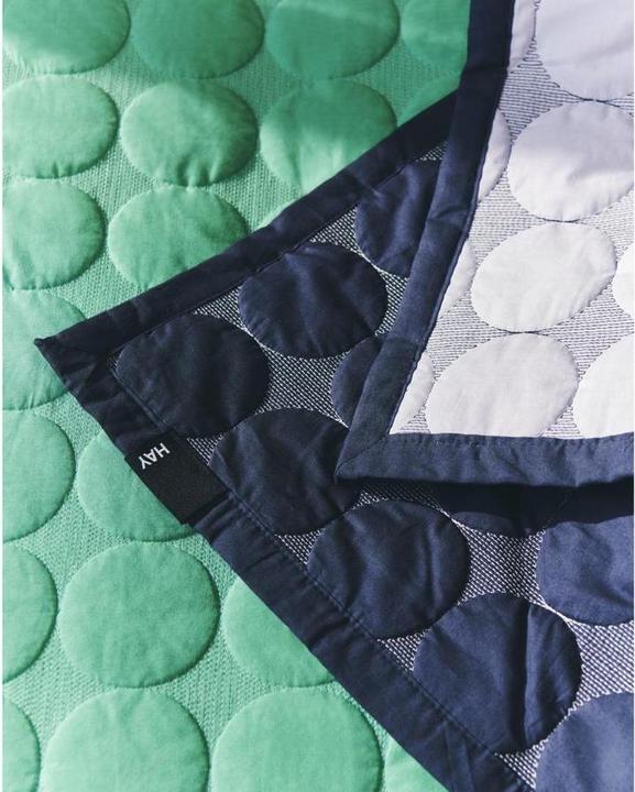 Actual product image HAY Mega Dot Organic Bed cover W260 x L260 Sea green (260 x 260 cm)