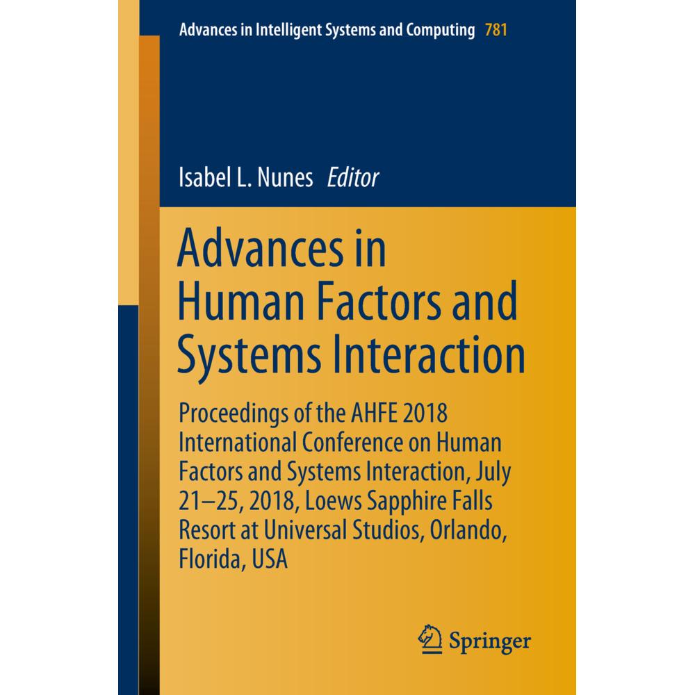 Advances in Human Factors and Systems Interaction, Fachbücher von Isabel L. Nunes