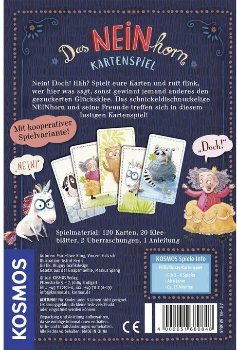Produktbild Kosmos Das Neinhorn (Deutsch)