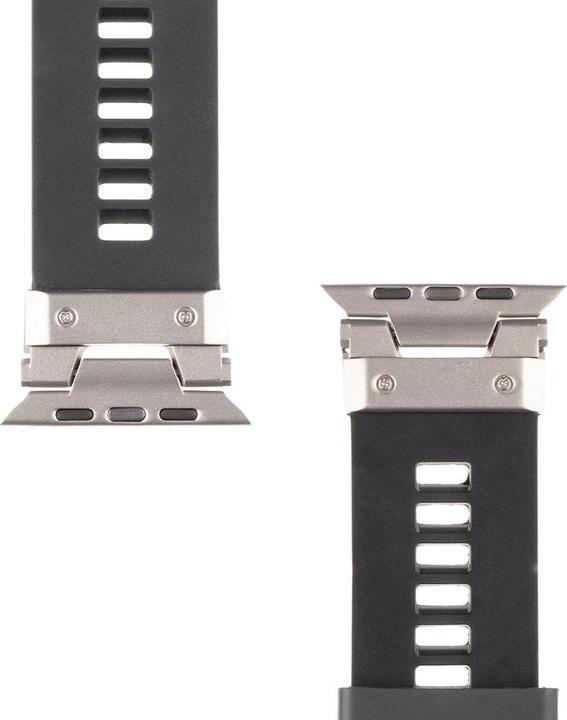 Image du produit Tactical Tough Band pour Apple Watch Ultra Black (Acier inoxydable, Fluoroélastomère)