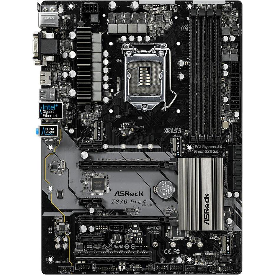 マザーボード ASRock z370m Pro4 Intel 8600k ASRock Z370M Pro4 8600k付き ASRock > Z370M Pro4