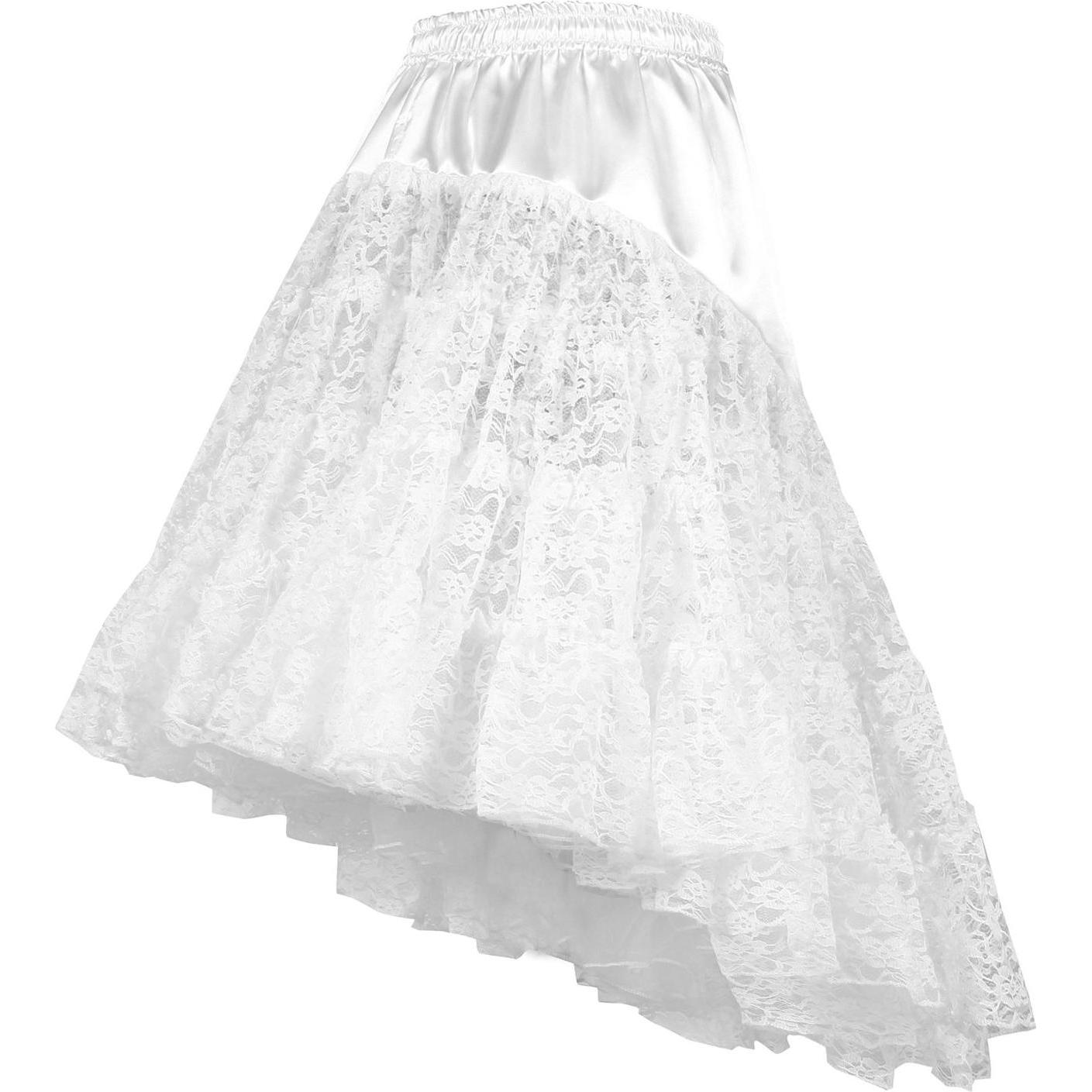 Thetru Petticoat mit Schleppe weiss (One Size)