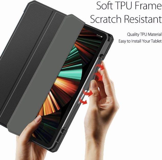 Actual product image Dux Ducis Toby Series Leather Book Cover Case (iPad Pro 12.9 2018 (3. Gen), iPad Pro 12.9 2020 (4. Gen), iPad Pro 12.9 2021 (5th Gen), iPad Pro 12.9 2022 (6th Gen))