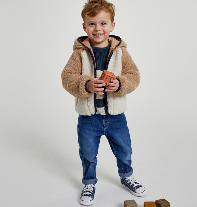 Produktbild La Redoute Collections Kapuzenjacke aus Teddyfleece (94)
