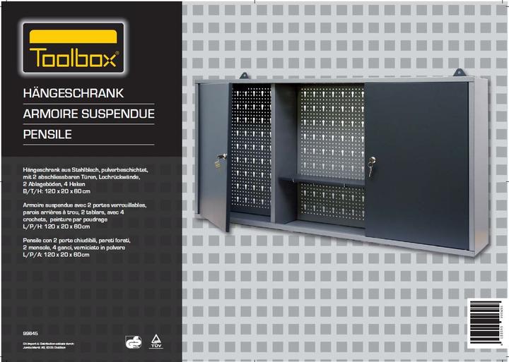 Actual product image Toolbox Pensile da 3 pezzi (60 cm, 120 cm)