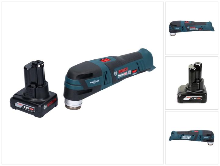 Produktbild Bosch Professional Bosch GOP 12V-28 Professional Akku Multi Cutter Starlock Brushless + 1x Akku 6,0 Ah - ohne Ladegerät