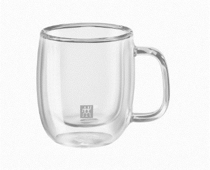 Actual product image Zwilling Sorrento Plus espresso glasses double-walled with handle set of 2 (80 ml, 2 x)