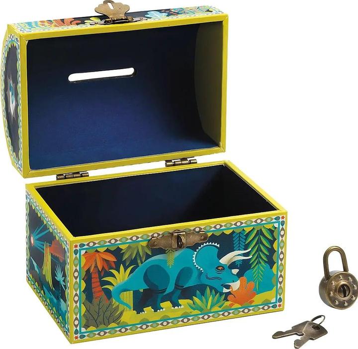 Djeco Savings Bank Dinosaur (12 x 10 x 14 cm)