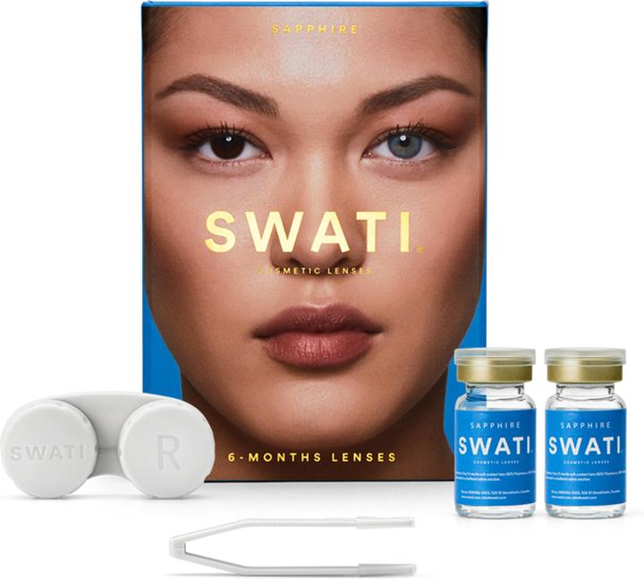 Swati Coloured Contact Lenses 6 Months - Sapphire (Sapphire)