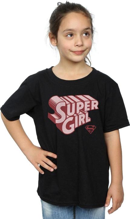 Immagine prodotto Supergirl Retro Logo Maglietta Ragazze (128)