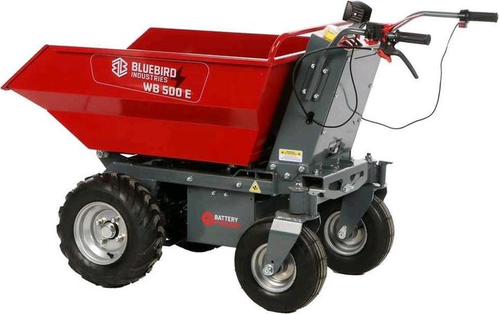 Actual product image Blue Bird WB 500E Battery wheelbarrow 48 V 32 Ah