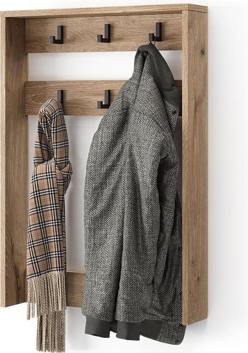 Actual product image Vicco Wall coat rack Eliza, Viking Oak, 60 x 85 cm