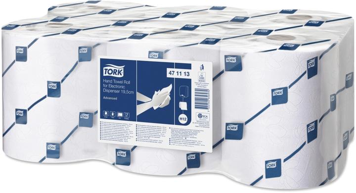 Image du produit Tork Håndklaedeark Advanced H12 2-lag hvid 471113 enMotion 6rl - (6 ruller pr. karton) (6 x)