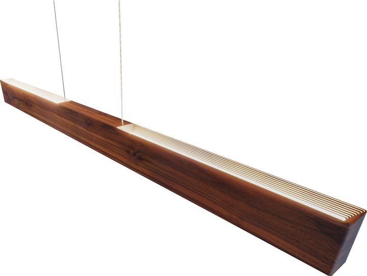 kln.swiss Holz Pendelleuchte Fossa - Nussbaum