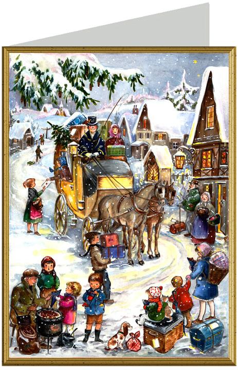 Immagine prodotto 99002 - Cartolina di Natale - Carrozza di Natale (1 pz.)